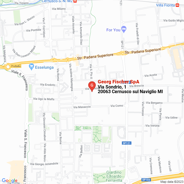 apri la mappa di Georg Fischer SpA