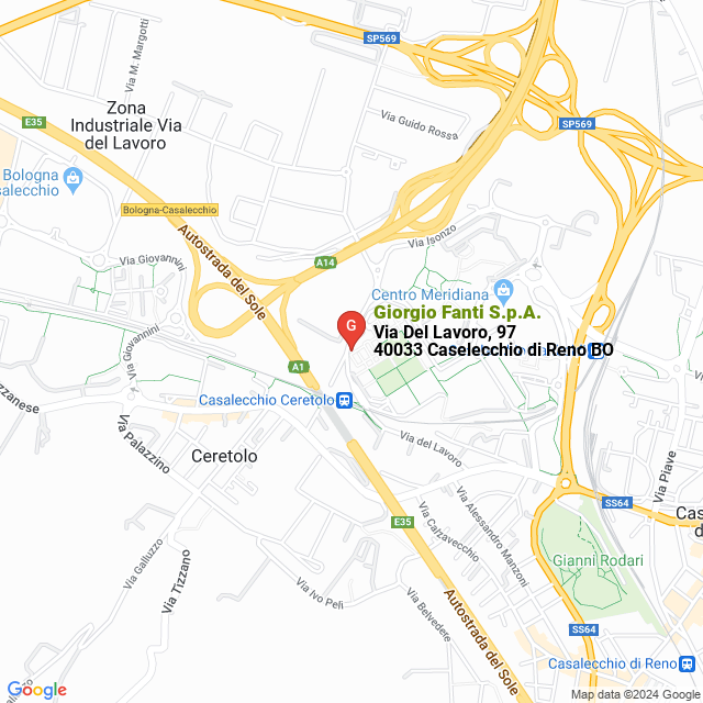 apri la mappa di Giorgio Fanti S.p.A.