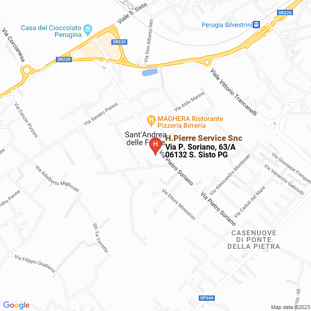 apri la mappa di H.Pierre Service Snc