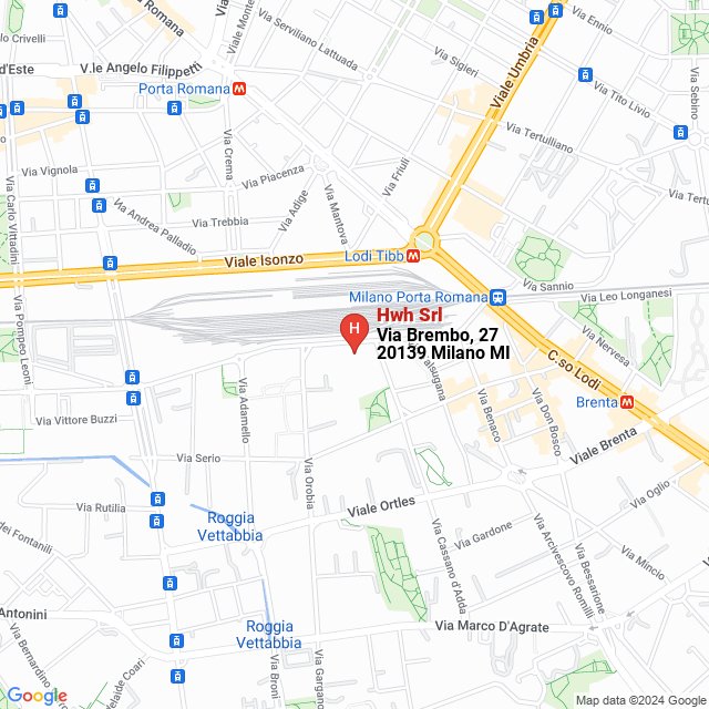 apri la mappa di Hwh Srl