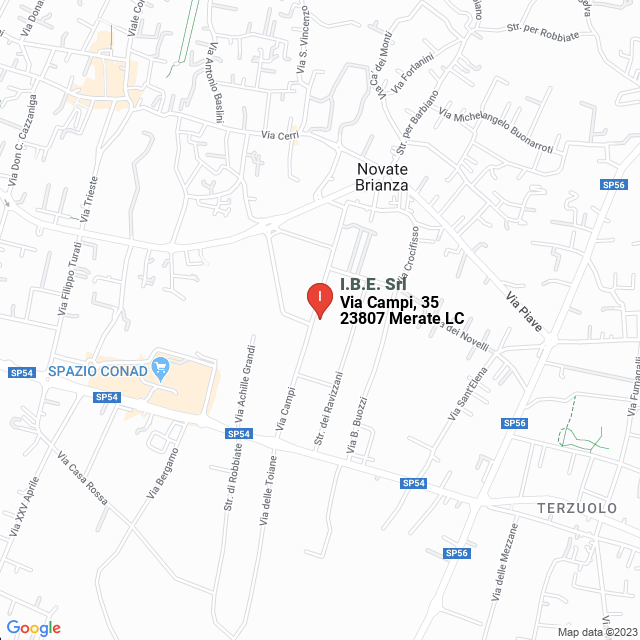apri la mappa di I.B.E. Srl