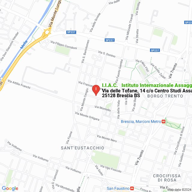 apri la mappa di I.I.A.C. - Istituto Internazionale Assaggiatori Caffe‘