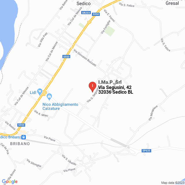 apri la mappa di I.Ma.P. Srl