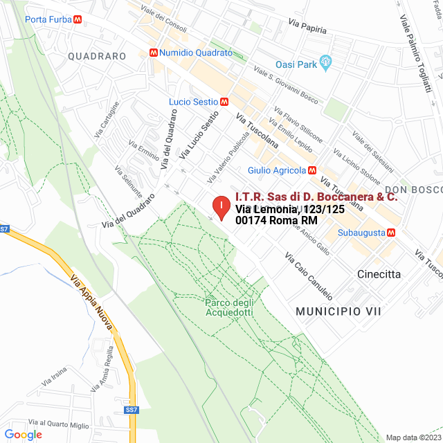 apri la mappa di I.T.R. Sas di D. Boccanera & C.