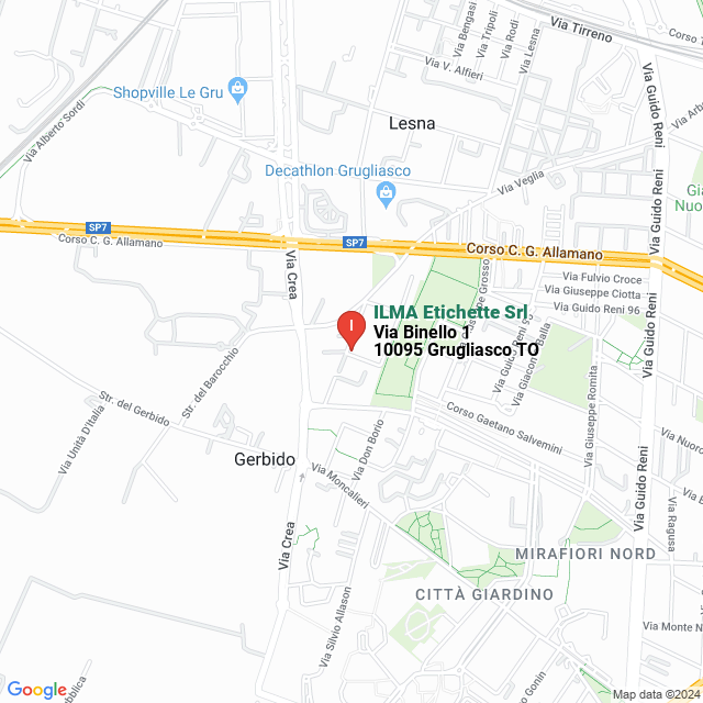 apri la mappa di ILMA Etichette Srl