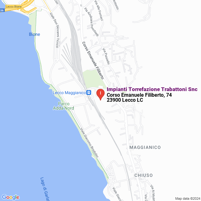 apri la mappa di Impianti Torrefazione Trabattoni Snc