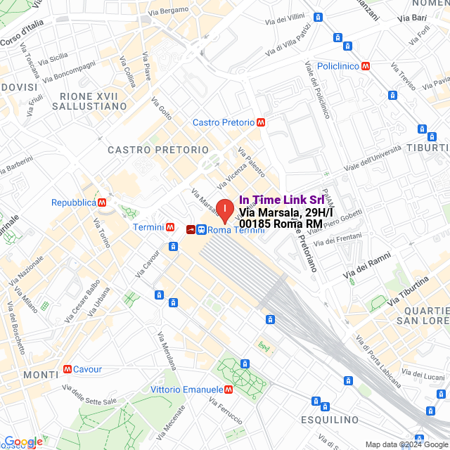 apri la mappa di In Time Link Srl