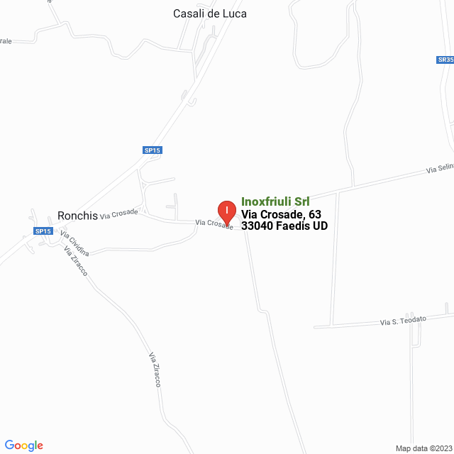 apri la mappa di Inoxfriuli Srl
