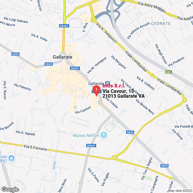 apri la mappa di Intis S.r.l.