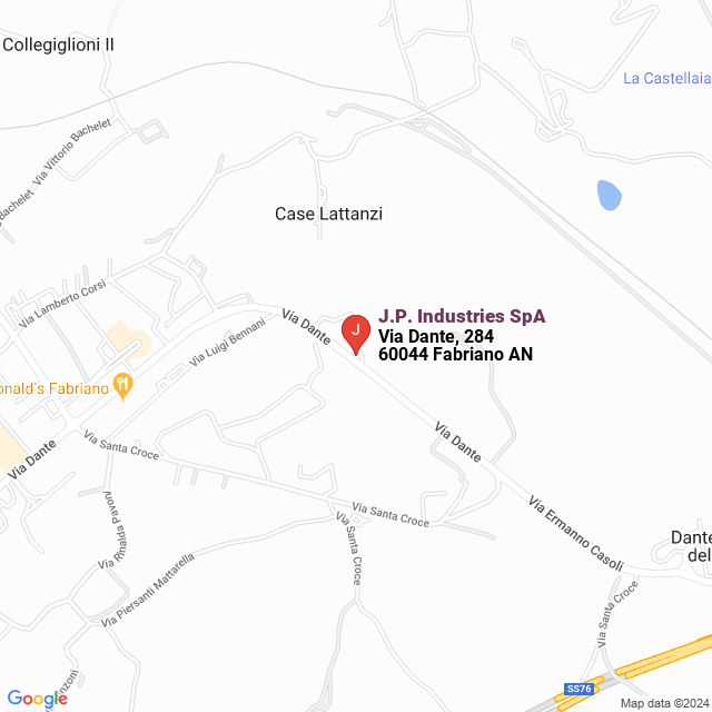 apri la mappa di J.P. Industries SpA
