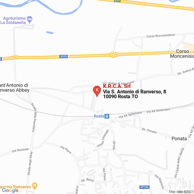 apri la mappa di K.R.C.A. Srl