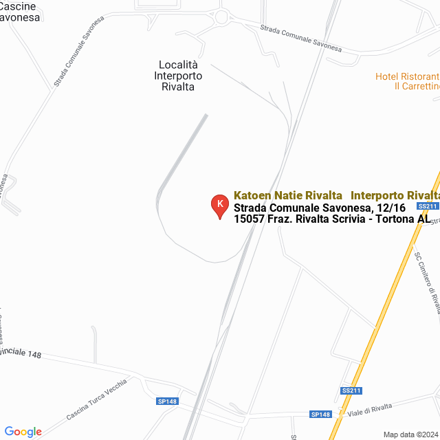 apri la mappa di Katoen Natie Rivalta - Interporto Rivalta Scrivia S.p.A.