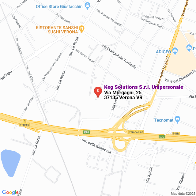 apri la mappa di Keg Solutions S.r.l. Unipersonale
