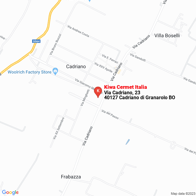 apri la mappa di Kiwa Cermet Italia