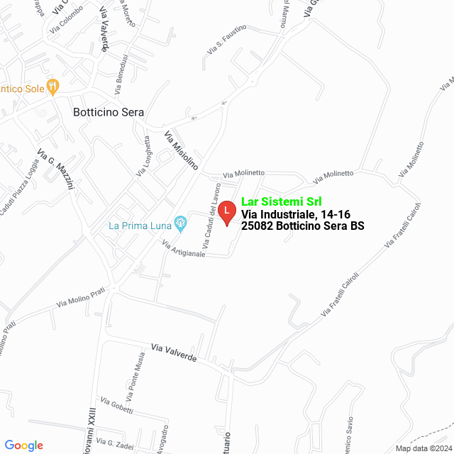 apri la mappa di Lar Sistemi Srl