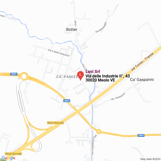 apri la mappa di Lasi Srl