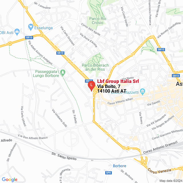 apri la mappa di Lbf Group Italia Srl