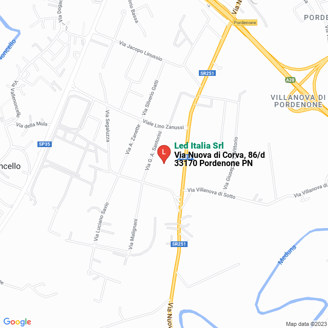 apri la mappa di Led Italia Srl