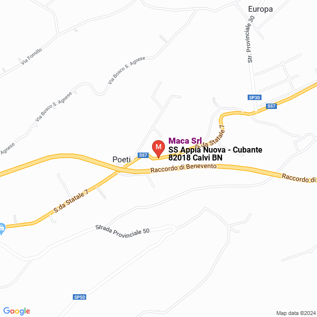 apri la mappa di Maca Srl