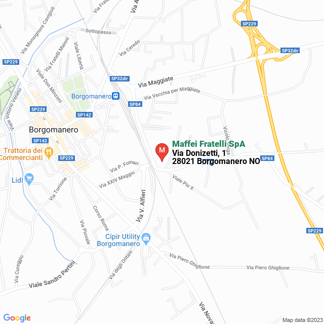 apri la mappa di Maffei Fratelli SpA