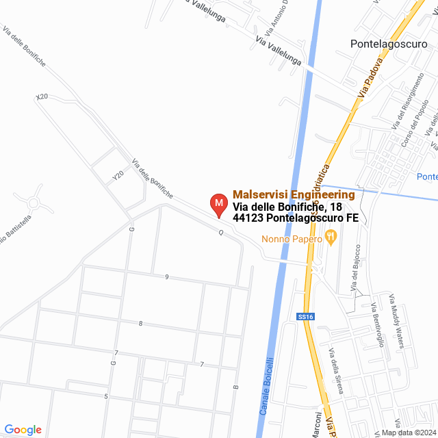 apri la mappa di Malservisi Engineering