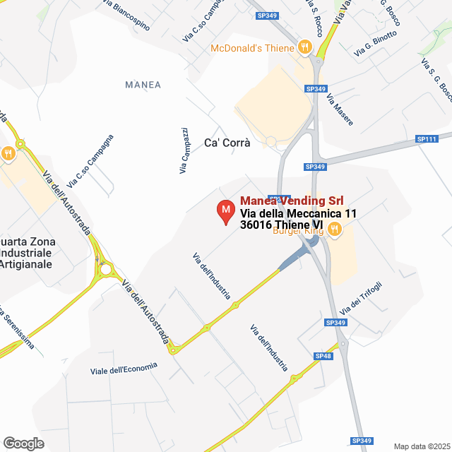 apri la mappa di Manea Vending Srl