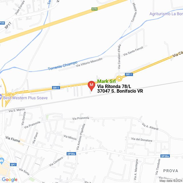 apri la mappa di Mark Srl