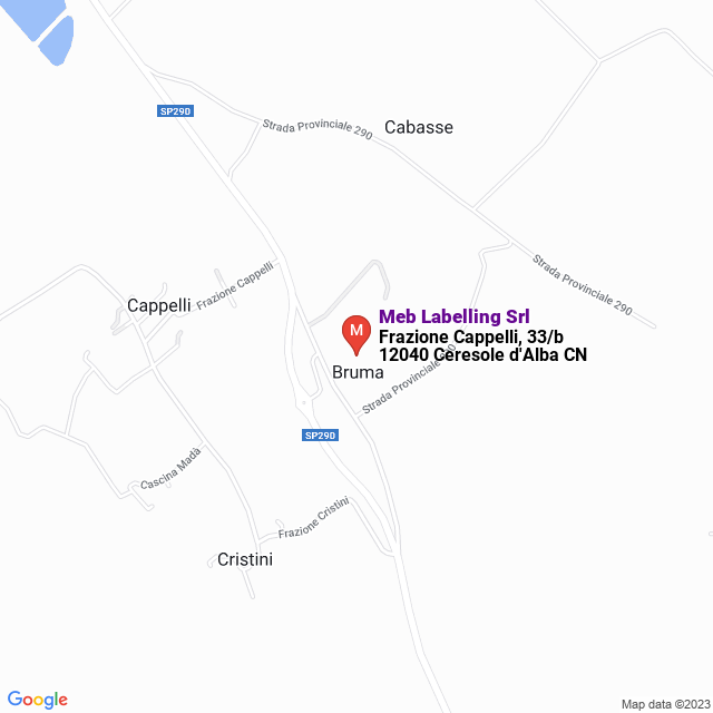 apri la mappa di Meb Labelling Srl