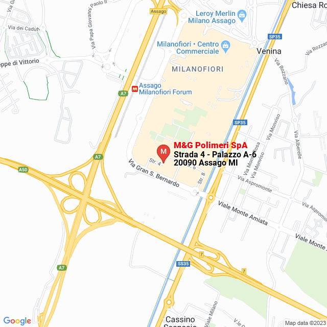 apri la mappa di M&G Polimeri SpA