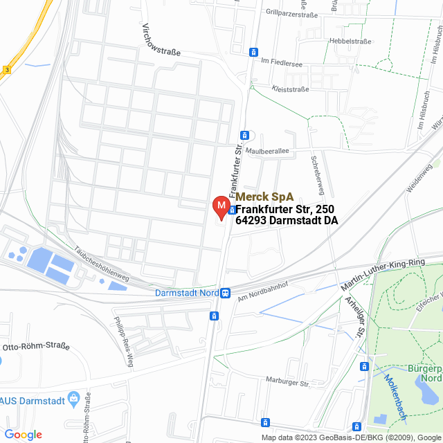 apri la mappa di Merck SpA