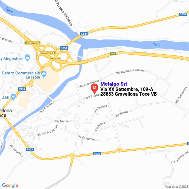 apri la mappa di Metalgo Srl