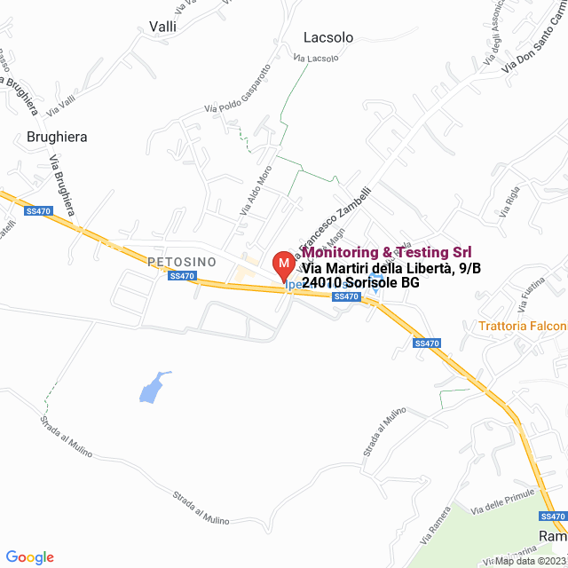 apri la mappa di Monitoring & Testing Srl