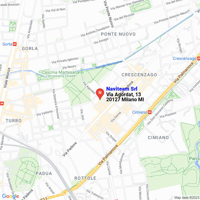 apri la mappa di Naviteam Srl