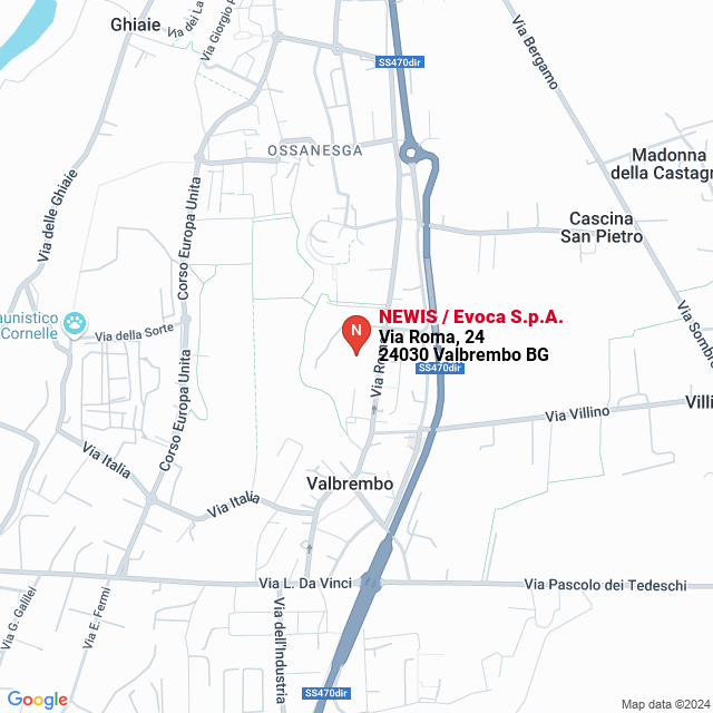apri la mappa di NEWIS / Evoca S.p.A.