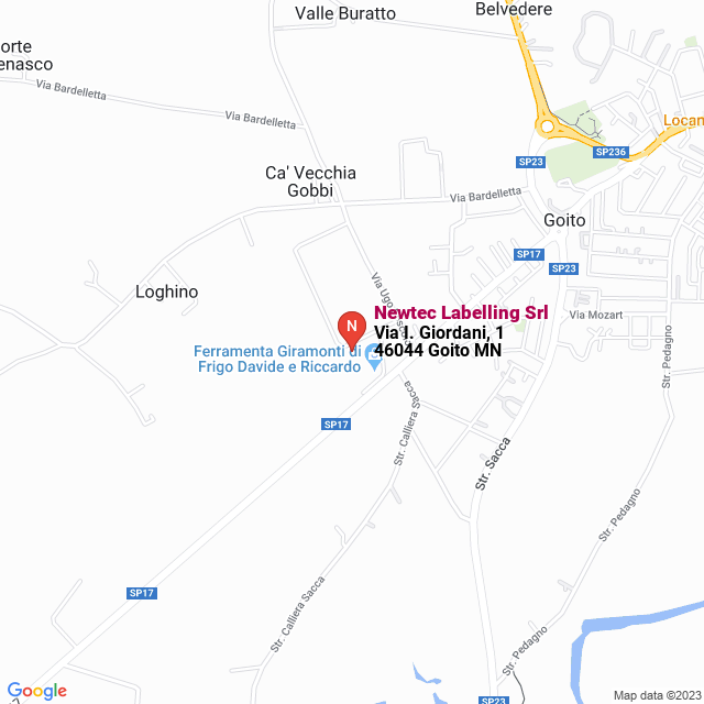 apri la mappa di Newtec Labelling Srl