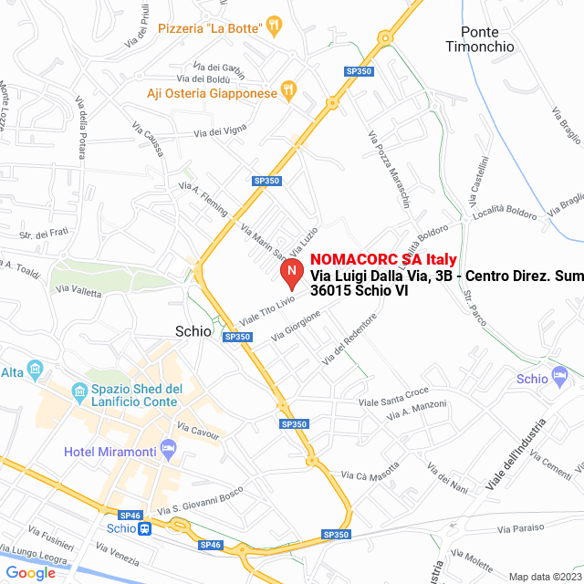 apri la mappa di NOMACORC SA Italy