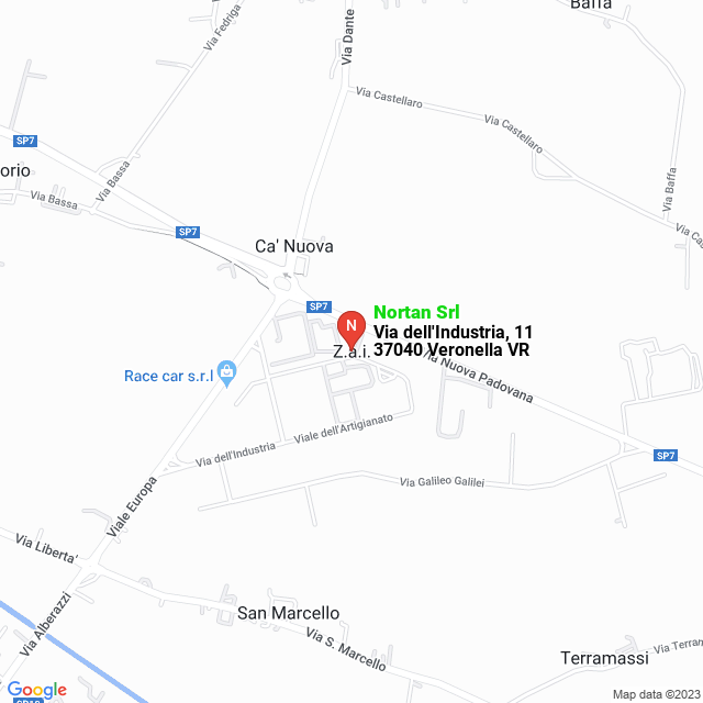 apri la mappa di Nortan Srl