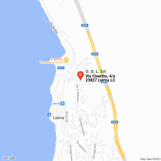 apri la mappa di O. D. L. Srl