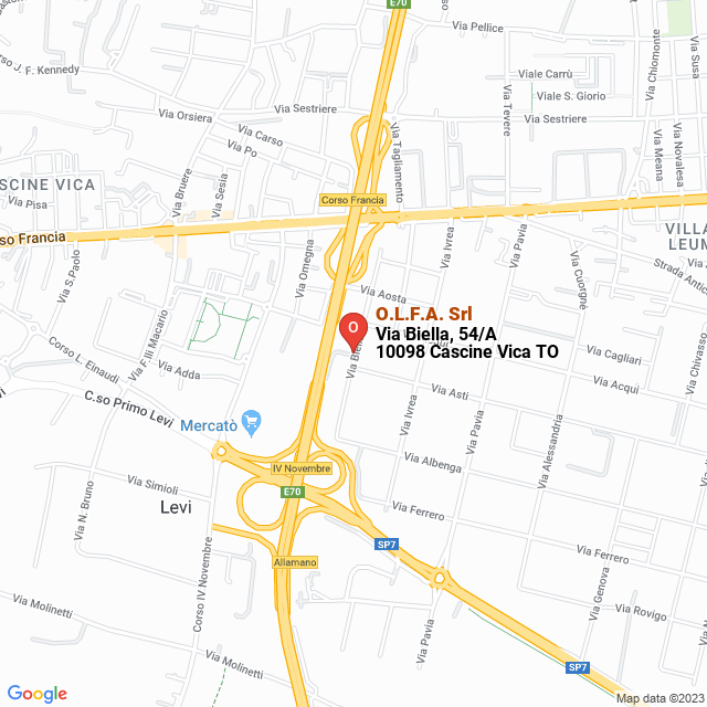 apri la mappa di O.L.F.A. Srl