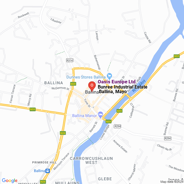 apri la mappa di Oasis Europe Ltd