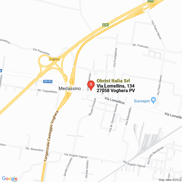 apri la mappa di Obrist Italia Srl