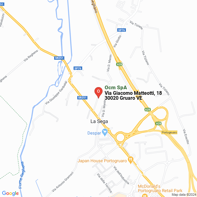 apri la mappa di Ocm SpA