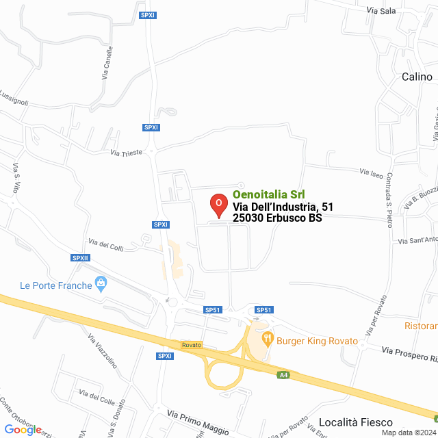 apri la mappa di Oenoitalia Srl