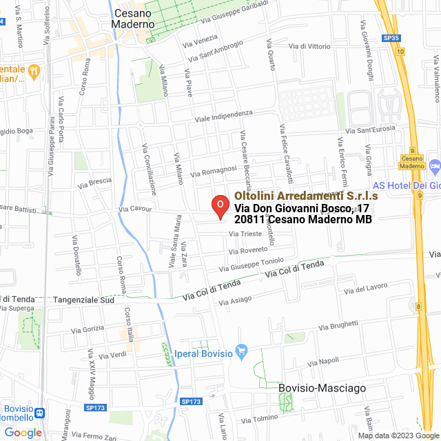 apri la mappa di Oltolini Arredamenti S.r.l.s