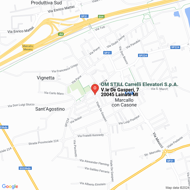 apri la mappa di OM STILL Carrelli Elevatori S.p.A.