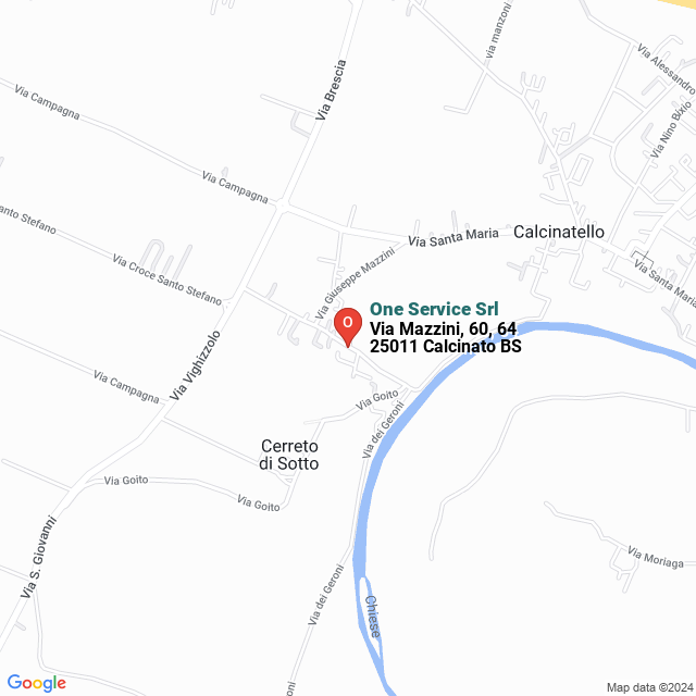 apri la mappa di One Service Srl
