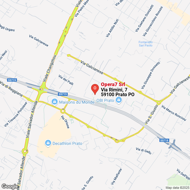apri la mappa di Opera7 Srl