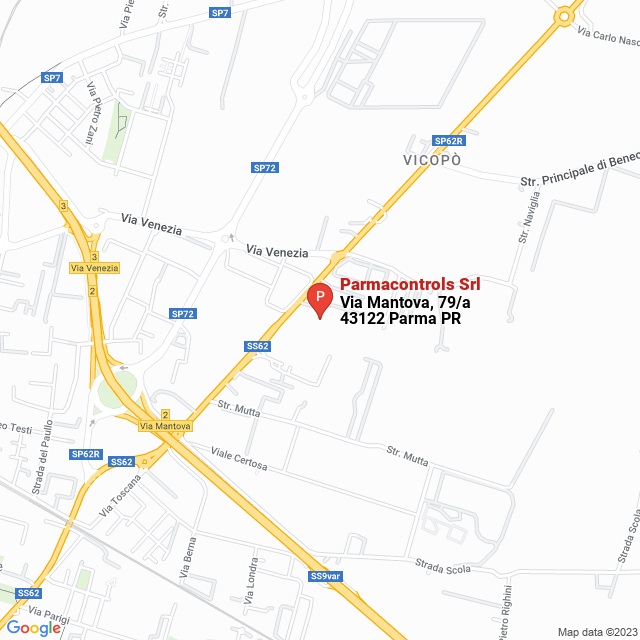 apri la mappa di Parmacontrols Srl