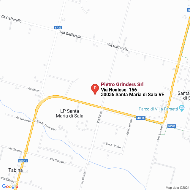 apri la mappa di Pietro Grinders Srl