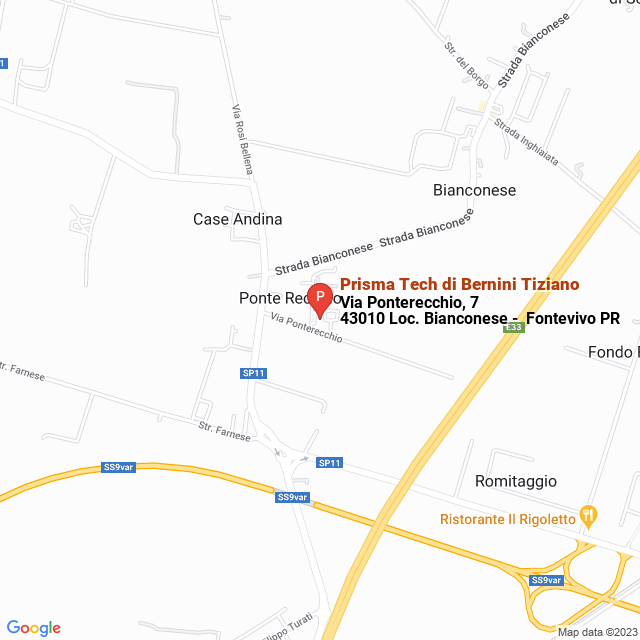 apri la mappa di Prisma Tech di Bernini Tiziano